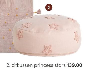 Aanbiedingen Zitkussen princess stars - Lifetime Kidsrooms - Geldig van 17/04/2022 tot 30/04/2022 bij Baby & Tiener Megastore