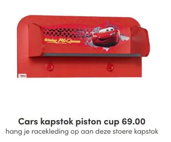 Aanbiedingen Cars kapstok piston cup - Disney - Geldig van 17/04/2022 tot 30/04/2022 bij Baby & Tiener Megastore