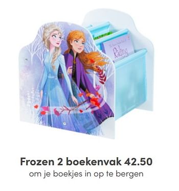 Aanbiedingen Frozen 2 boekenvak - Disney  Frozen - Geldig van 17/04/2022 tot 30/04/2022 bij Baby & Tiener Megastore
