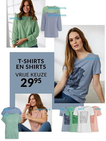 Aanbiedingen T-shirts en shirts - Fransa - Geldig van 01/04/2022 tot 30/04/2022 bij Bonaparte