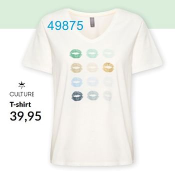 Aanbiedingen T-shirt - Culture - Geldig van 01/04/2022 tot 30/04/2022 bij Bonaparte
