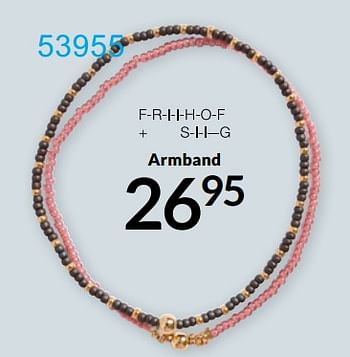 Aanbiedingen Armband - Friihof+siig - Geldig van 01/04/2022 tot 30/04/2022 bij Bonaparte