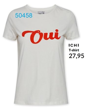 Aanbiedingen T-shirt - Ichi - Geldig van 01/04/2022 tot 30/04/2022 bij Bonaparte
