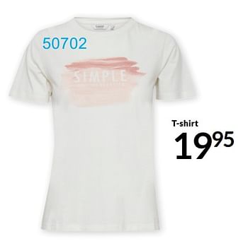Aanbiedingen T-shirt - b.young - Geldig van 01/04/2022 tot 30/04/2022 bij Bonaparte