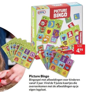 Aanbiedingen Picture bingo - Grafix - Geldig van 23/04/2022 tot 01/05/2022 bij Boekenvoordeel