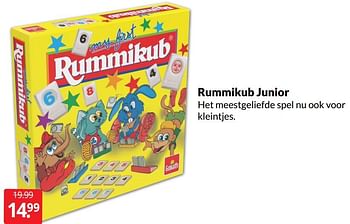 Aanbiedingen Rummikub junior - Goliath - Geldig van 23/04/2022 tot 01/05/2022 bij Boekenvoordeel