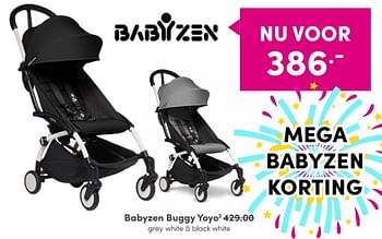 Aanbiedingen Babyzen buggy yoyo2 - Babyzen - Geldig van 24/04/2022 tot 30/04/2022 bij Baby & Tiener Megastore
