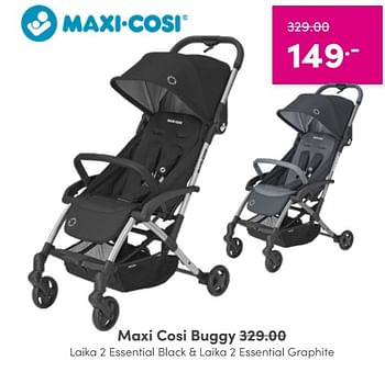 Aanbiedingen Maxi cosi buggy - Maxi-cosi - Geldig van 24/04/2022 tot 30/04/2022 bij Baby & Tiener Megastore