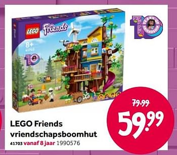 Aanbiedingen Lego friends vriendschapsboomhut - Lego - Geldig van 15/04/2022 tot 08/05/2022 bij Intertoys
