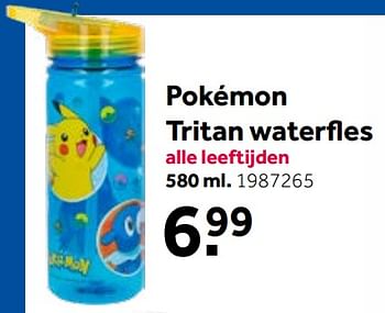 Aanbiedingen Pokémon tritan waterfles - Huismerk - Intertoys - Geldig van 15/04/2022 tot 08/05/2022 bij Intertoys