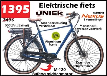 Aanbiedingen Elektrische fiets - Huismerk - Itek - Geldig van 18/04/2022 tot 08/05/2022 bij Itek