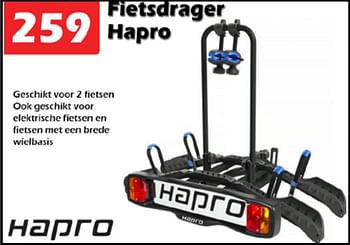 Aanbiedingen Fietsdrager hapro - Hapro - Geldig van 18/04/2022 tot 08/05/2022 bij Itek