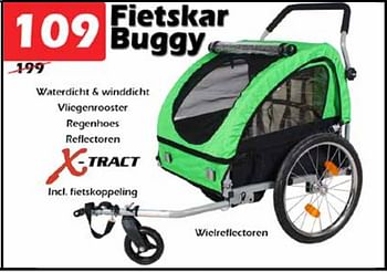 Aanbiedingen Fietskar buggy - X-tract - Geldig van 18/04/2022 tot 08/05/2022 bij Itek
