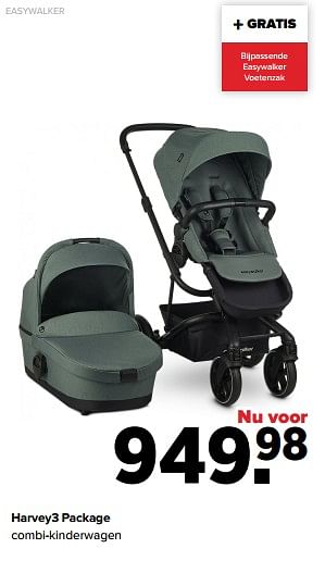 Aanbiedingen Easywalker harvey3 package combi-kinderwagen - Easywalker - Geldig van 25/04/2022 tot 14/05/2022 bij Baby-Dump