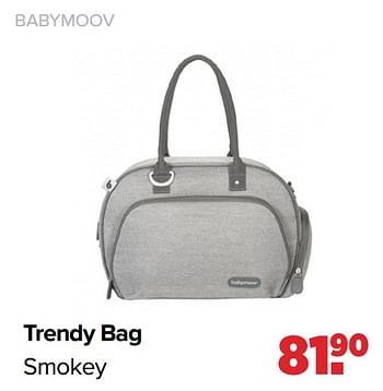 Aanbiedingen Babymoov trendy bag smokey - BabyMoov - Geldig van 25/04/2022 tot 14/05/2022 bij Baby-Dump