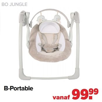 Aanbiedingen Bo jungle b-portable - Bo Jungle - Geldig van 25/04/2022 tot 14/05/2022 bij Baby-Dump