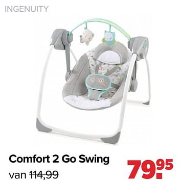 Aanbiedingen Ingenuity comfort 2 go swing - Ingenuity - Geldig van 25/04/2022 tot 14/05/2022 bij Baby-Dump