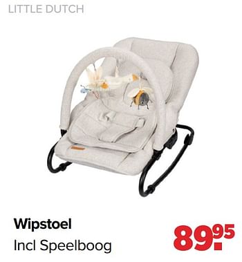 Aanbiedingen Little dutch wipstoel incl speelboog - Little Dutch - Geldig van 25/04/2022 tot 14/05/2022 bij Baby-Dump