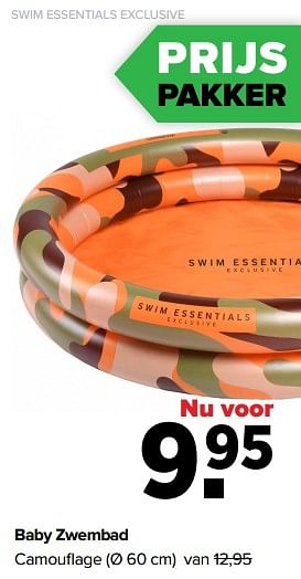 Aanbiedingen Baby zwembad - Swim Essentials - Geldig van 25/04/2022 tot 14/05/2022 bij Baby-Dump