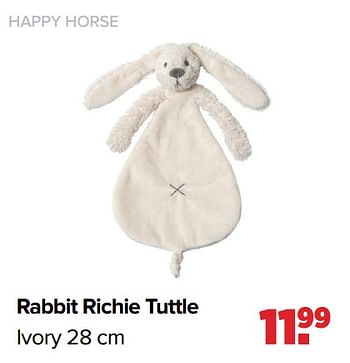 Aanbiedingen Rabbit richie tuttle - Happy Horse - Geldig van 25/04/2022 tot 14/05/2022 bij Baby-Dump