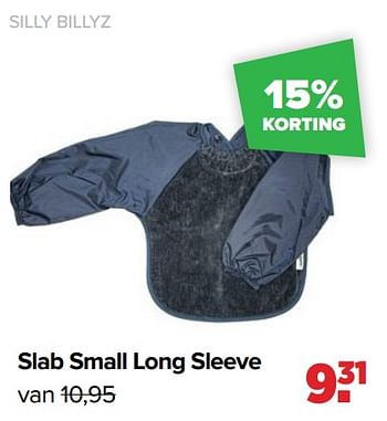 Aanbiedingen Slab small long sleeve - Silly Billyz - Geldig van 25/04/2022 tot 14/05/2022 bij Baby-Dump