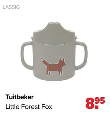 Aanbiedingen Tuitbeker little forest fox - Lassig - Geldig van 25/04/2022 tot 14/05/2022 bij Baby-Dump