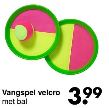 Aanbiedingen Vangspel velcro - Huismerk - Wibra - Geldig van 21/04/2022 tot 04/05/2022 bij Wibra