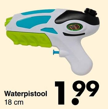 Aanbiedingen Waterpistool - Huismerk - Wibra - Geldig van 21/04/2022 tot 04/05/2022 bij Wibra