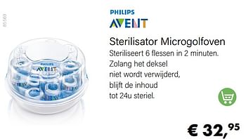 Aanbiedingen Philips sterilisator microgolfoven - Philips - Geldig van 01/05/2022 tot 31/05/2022 bij Multi Bazar