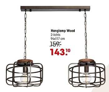 Aanbiedingen Hanglamp wood - Huismerk - Kwantum - Geldig van 02/05/2022 tot 08/05/2022 bij Kwantum