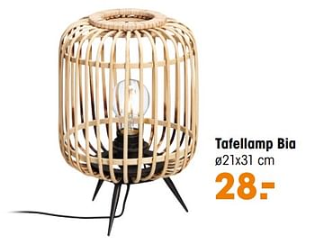 Aanbiedingen Tafellamp bia - Huismerk - Kwantum - Geldig van 02/05/2022 tot 08/05/2022 bij Kwantum