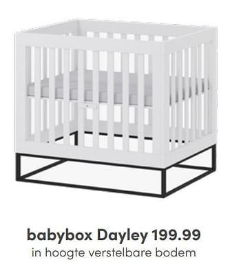 Aanbiedingen Babybox dayley - Huismerk - Baby &amp; Tiener Megastore - Geldig van 01/05/2022 tot 31/05/2022 bij Baby & Tiener Megastore