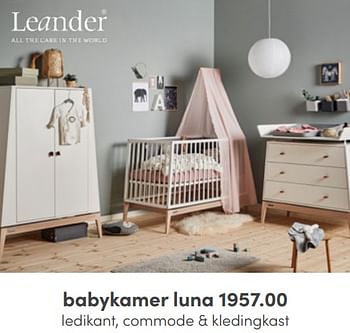 Aanbiedingen Babykamer luna - Leander - Geldig van 01/05/2022 tot 31/05/2022 bij Baby & Tiener Megastore