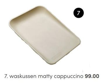 Aanbiedingen Waskussen matty cappuccino - Leander - Geldig van 01/05/2022 tot 31/05/2022 bij Baby & Tiener Megastore