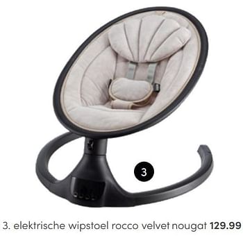 Aanbiedingen X-adventure elektrische wipstoel rocco velvet nougat - Xadventure - Geldig van 01/05/2022 tot 31/05/2022 bij Baby & Tiener Megastore