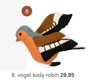 Aanbiedingen Vogel kody robin - KidsDepot  - Geldig van 01/05/2022 tot 14/05/2022 bij Baby & Tiener Megastore