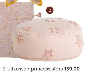 Aanbiedingen Zitkussen princess stars - Lifetime Kidsrooms - Geldig van 01/05/2022 tot 14/05/2022 bij Baby & Tiener Megastore
