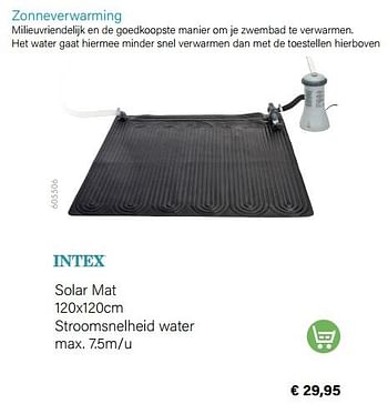 Aanbiedingen Intex solar mat - Intex - Geldig van 03/05/2022 tot 31/08/2022 bij Multi Bazar