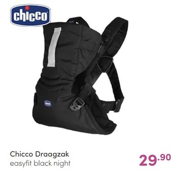 Aanbiedingen Chicco draagzak easyfit black night - Chicco - Geldig van 08/05/2022 tot 14/05/2022 bij Baby & Tiener Megastore