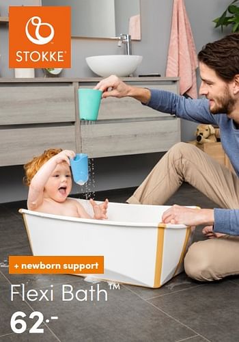 Aanbiedingen Flexi bath - Stokke - Geldig van 08/05/2022 tot 14/05/2022 bij Baby & Tiener Megastore