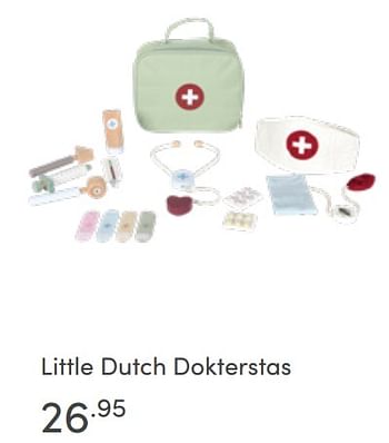Aanbiedingen Little dutch dokterstas - Little Dutch - Geldig van 08/05/2022 tot 14/05/2022 bij Baby & Tiener Megastore