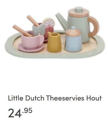 Aanbiedingen Little dutch theeservies hout - Little Dutch - Geldig van 08/05/2022 tot 14/05/2022 bij Baby & Tiener Megastore