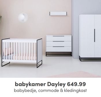 Aanbiedingen Babykamer dayley - Huismerk - Baby &amp; Tiener Megastore - Geldig van 08/05/2022 tot 14/05/2022 bij Baby & Tiener Megastore