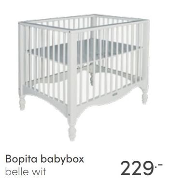 Aanbiedingen Bopita babybox belle wit - Bopita - Geldig van 08/05/2022 tot 14/05/2022 bij Baby & Tiener Megastore