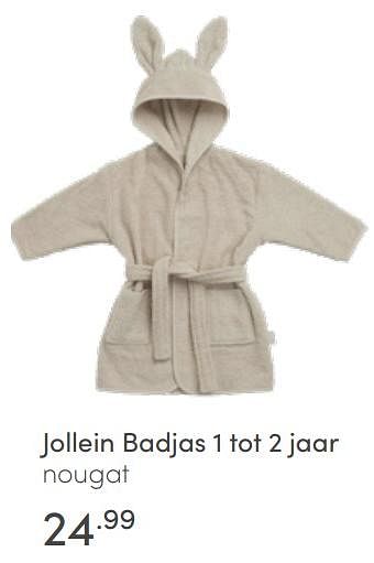 Aanbiedingen Jollein badjas - Jollein - Geldig van 08/05/2022 tot 14/05/2022 bij Baby & Tiener Megastore