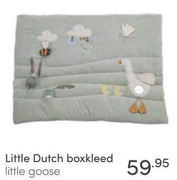 Aanbiedingen Little dutch boxkleed little goose - Little Dutch - Geldig van 08/05/2022 tot 14/05/2022 bij Baby & Tiener Megastore
