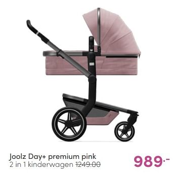 Aanbiedingen Joolz day+ premium pink 2 in 1 kinderwagen - Joolz - Geldig van 08/05/2022 tot 14/05/2022 bij Baby & Tiener Megastore