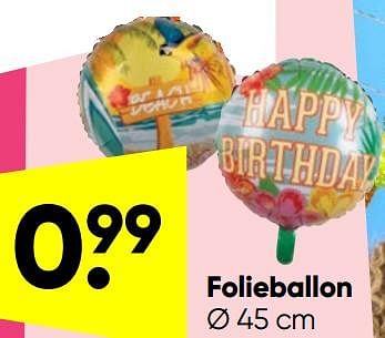 Aanbiedingen Folieballon - Huismerk - Big Bazar - Geldig van 09/05/2022 tot 22/05/2022 bij Big Bazar