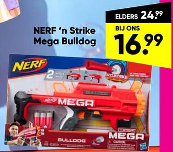 Aanbiedingen Nerf ‘n strike mega bulldog - Hasbro - Geldig van 09/05/2022 tot 22/05/2022 bij Big Bazar