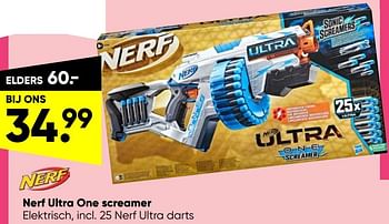 Aanbiedingen Nerf ultra one screamer - Hasbro - Geldig van 09/05/2022 tot 22/05/2022 bij Big Bazar